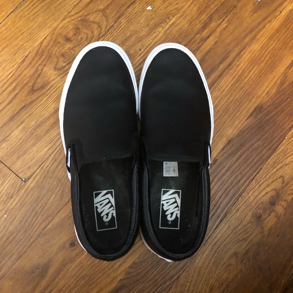 Vans Black Slip-Ons